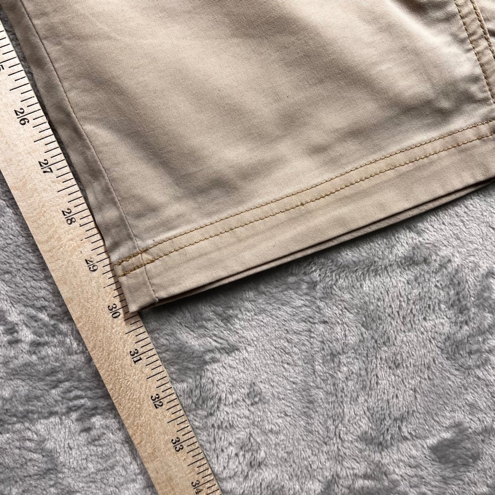 Prana Breathe Women Tan Khaki Cargo Hiking Pants Size S Built-in Belt - Picture 3 of 8